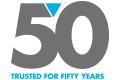 50 Years logo